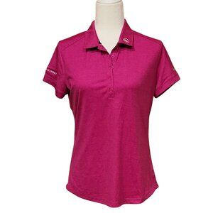 Nike Dri Fit Golf Collared Short Sleeve Polo Shirt Pink Magenta NEW NWT Size M